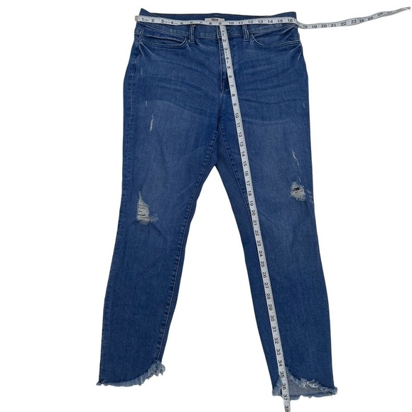 Tommy Hilfiger Distressed Rough Hem Jean Leggings Size 14 Women's - Picture 5 of 8